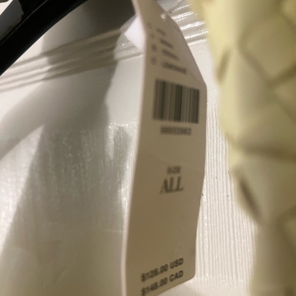 Anthropologie Woven Hobo Bag in Pale Yellow - Picture 5 of 5